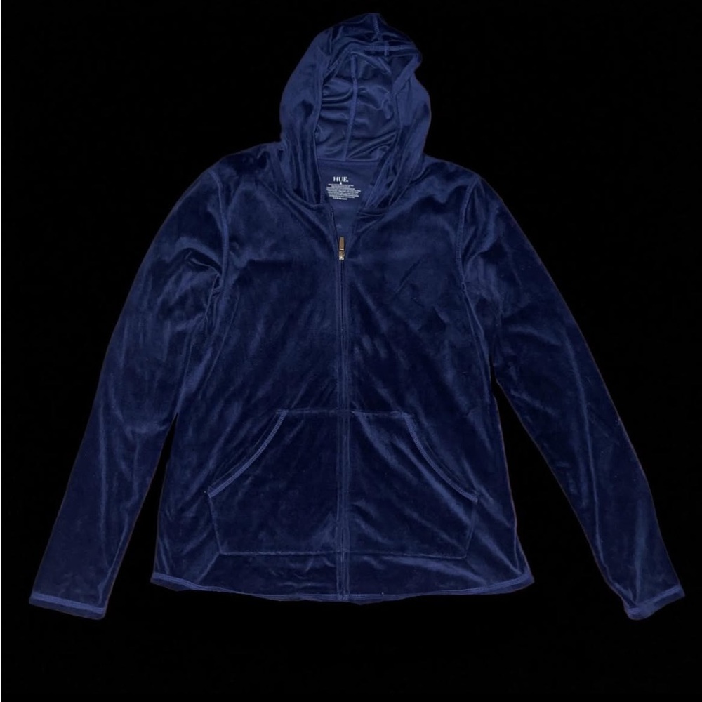 HUE Dark Blue Zip-Up Jacket